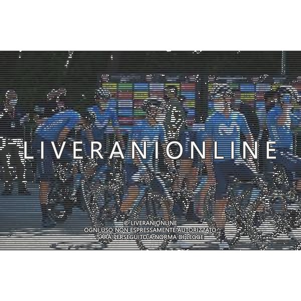 06-06-2021 Criterium Du Dauphine Libere; Tappa 08 La Lechere Les Bains - Les Gets; 2021, Movistar; Valverde, Alejandro; La Lechere Les Bains; ©SIROTTI/AGENZIA ALDO LIVERANI SAS