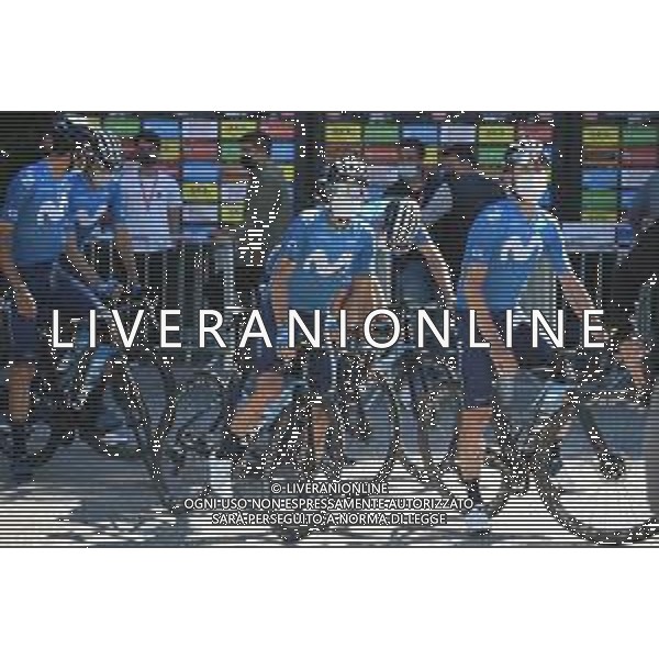 06-06-2021 Criterium Du Dauphine Libere; Tappa 08 La Lechere Les Bains - Les Gets; 2021, Movistar; Valverde, Alejandro; La Lechere Les Bains; ©SIROTTI/AGENZIA ALDO LIVERANI SAS