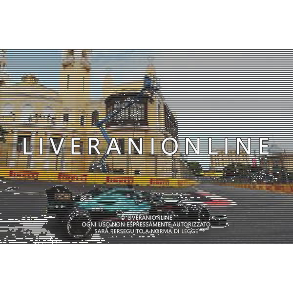 Lance Stroll (CDN) Aston Martin F1 Team AMR21. 06.06.2021. Formula 1 World Championship, Rd 6, Azerbaijan Grand Prix, Baku Street Circuit, Azerbaijan, Race Day. - www.xpbimages.com, EMail: requests@xpbimages.com © Copyright: Moy / XPB Images/AGENZIA ALDO LIVERANI SAS - ITALY ONLY EDITORIAL USE ONLY