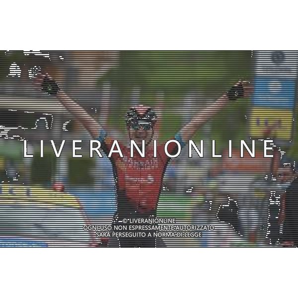 06-06-2021 Criterium Du Dauphine Libere; Tappa 08 La Lechere Les Bains - Les Gets; 2021, Bahrain - Victorious; Padun, Mark; Les Gets; ©SIROTTI / AGENZIA ALDO LIVERANI SAS