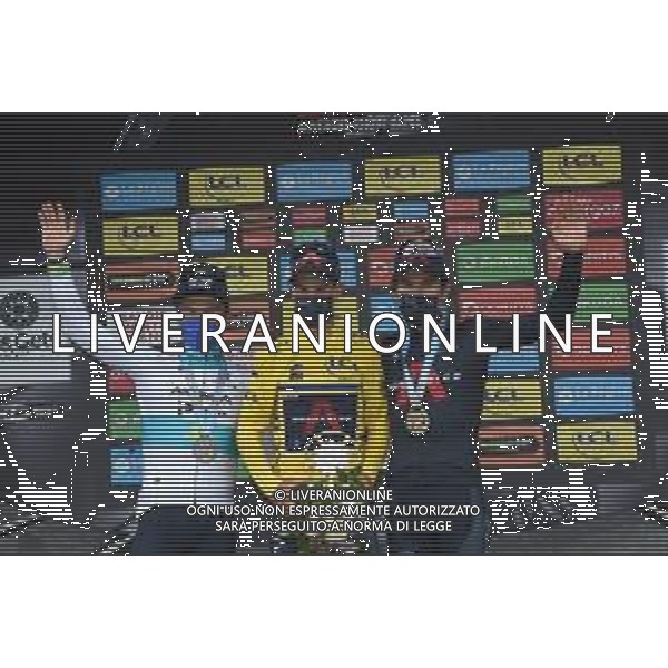 06-06-2021 Criterium Du Dauphine Libere; Tappa 08 La Lechere Les Bains - Les Gets; 2021, Ineos Grenadiers; 2021, Astana - Premier Tech; Porte, Richie; Lutsenko, Alexey; Geraint, Thomas; Les Gets; ©SIROTTI / AGENZIA ALDO LIVERANI SAS