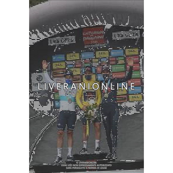 06-06-2021 Criterium Du Dauphine Libere; Tappa 08 La Lechere Les Bains - Les Gets; 2021, Ineos Grenadiers; 2021, Astana - Premier Tech; Porte, Richie; Lutsenko, Alexey; Geraint, Thomas; Les Gets; ©SIROTTI / AGENZIA ALDO LIVERANI SAS
