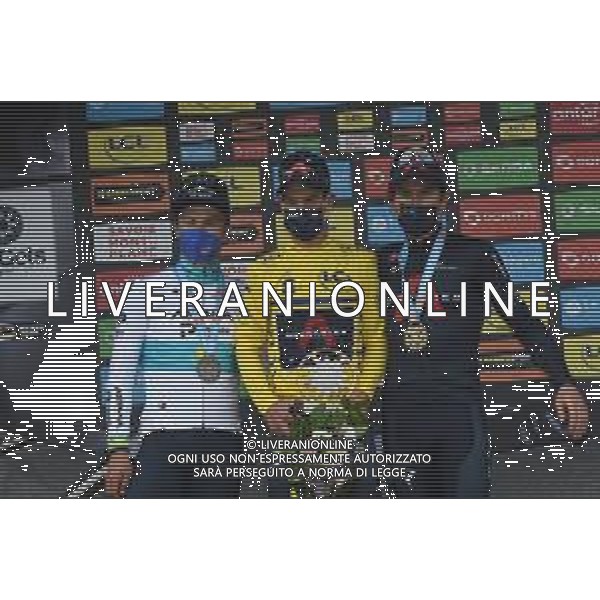 06-06-2021 Criterium Du Dauphine Libere; Tappa 08 La Lechere Les Bains - Les Gets; 2021, Ineos Grenadiers; 2021, Astana - Premier Tech; Porte, Richie; Lutsenko, Alexey; Geraint, Thomas; Les Gets; ©SIROTTI / AGENZIA ALDO LIVERANI SAS