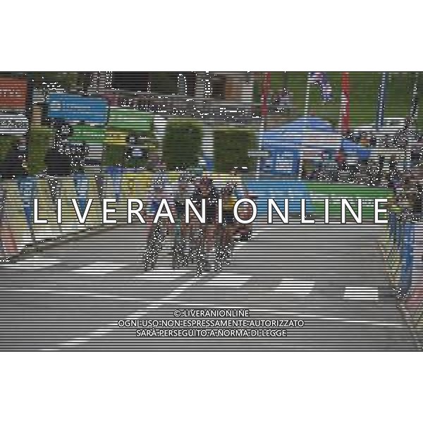 06-06-2021 Criterium Du Dauphine Libere; Tappa 08 La Lechere Les Bains - Les Gets; 2021, Ineos Grenadiers; 2021, Groupama - Fdj; 2021, Astana - Premier Tech; Geraint, Thomas; Gaudu, David; Porte, Richie; Les Gets; ©SIROTTI / AGENZIA ALDO LIVERANI SAS
