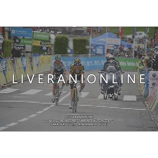 06-06-2021 Criterium Du Dauphine Libere; Tappa 08 La Lechere Les Bains - Les Gets; 2021, Jumbo - Visma; 2021, Bora - Hansgrohe; Vingegaard, Jonas; Konrad, Patrick; Les Gets; ©SIROTTI / AGENZIA ALDO LIVERANI SAS