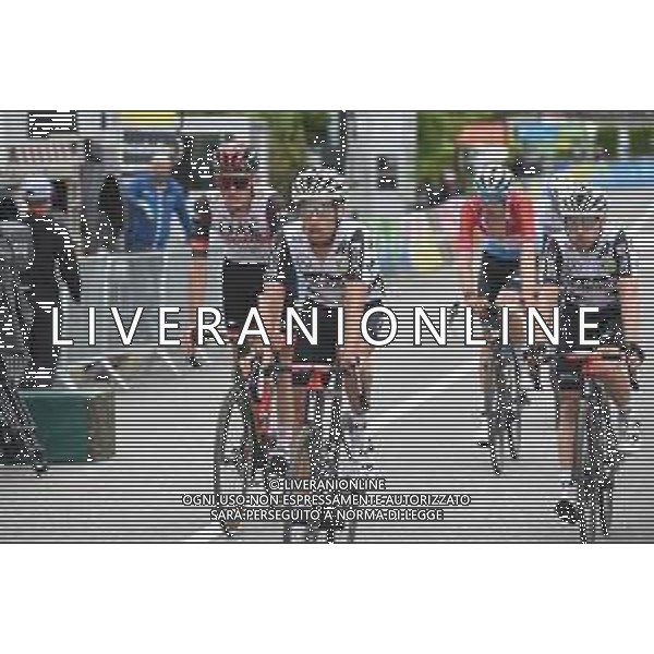 06-06-2021 Criterium Du Dauphine Libere; Tappa 08 La Lechere Les Bains - Les Gets; 2021, Qhubeka - Assos; Aru, Fabio; Bennett, Sean; Les Gets; ©SIROTTI /AGENZIA ALDO LIVERANI SAS
