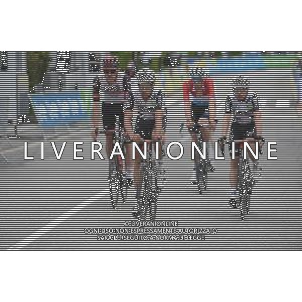 06-06-2021 Criterium Du Dauphine Libere; Tappa 08 La Lechere Les Bains - Les Gets; 2021, Qhubeka - Assos; Aru, Fabio; Bennett, Sean; Les Gets; ©SIROTTI /AGENZIA ALDO LIVERANI SAS