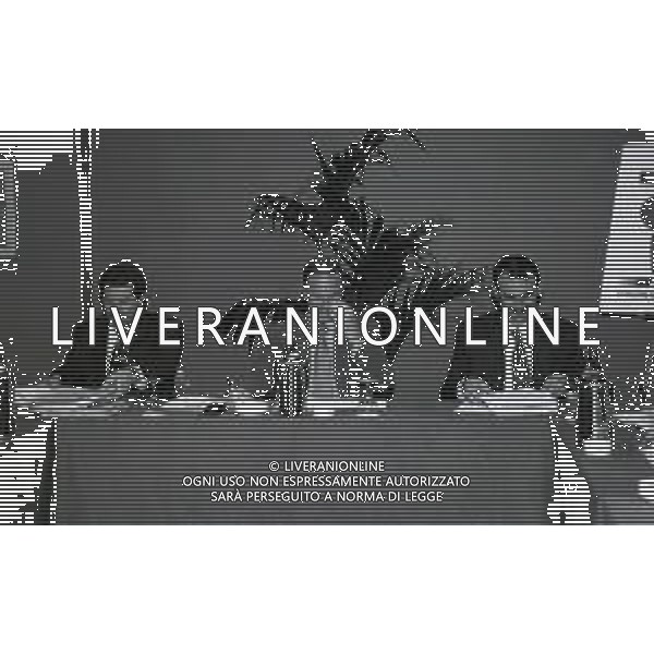 1995 MILANO DIRETTIVO AIC ASSOCIAZIONE CALCIATORI ITALIANI NELLA FOTO SILVANO MAIOLI-SERGIO CAMPANA ELEONARDO GROSSO AG ALDO LIVERANI SAS