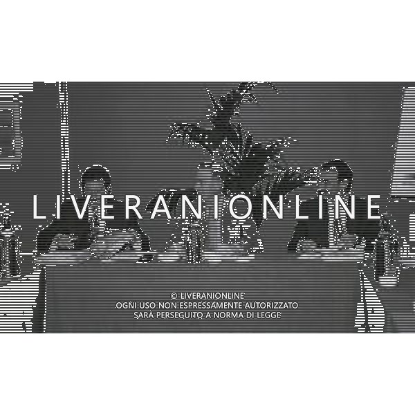 1995 MILANO DIRETTIVO AIC ASSOCIAZIONE CALCIATORI ITALIANI NELLA FOTO SILVANO MAIOLI-SERGIO CAMPANA ELEONARDO GROSSO AG ALDO LIVERANI SAS