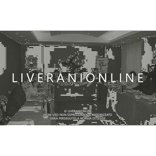 1995 MILANO DIRETTIVO AIC ASSOCIAZIONE CALCIATORI ITALIANI NELLA FOTO DIRETTIVO AIC AG ALDO LIVERANI SAS