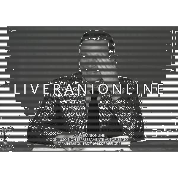 1996 MILANO HOTEL MICHELANGELO DIRETTIVO AIC ASSOCIAZIONE ITALIANA CALCIATORI NELLA FOTO SERGIO CAMPANA AG ALDO LIVERANI SAS