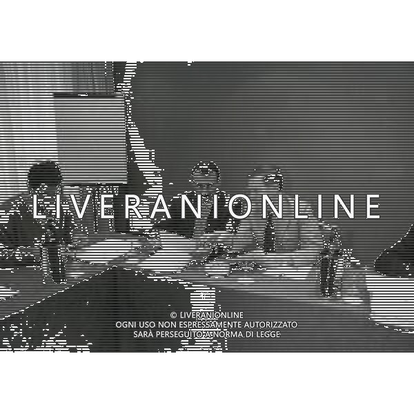 1997 MILANO HOTEL MICHELANGELO DIRETTIVO AIC ASSOCIAZIONE ITALIANA CALCIATORI NELLA FOTO LEONARDO GROSSO CON SERGIO CAMPANA AG ALDO LIVERANI SAS