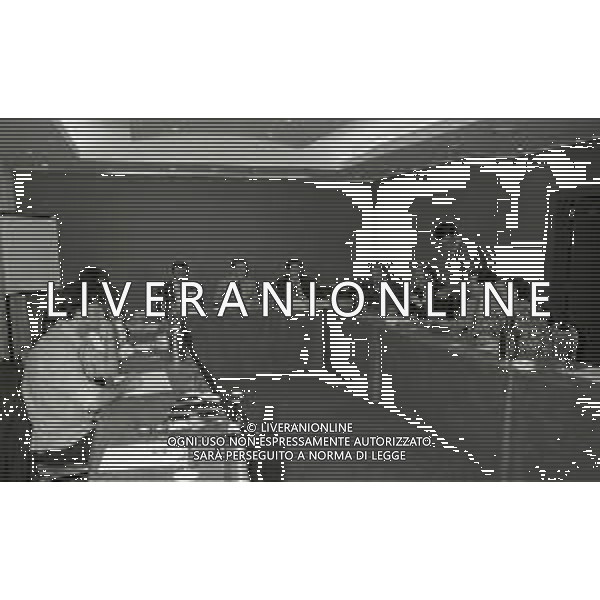 1997 MILANO HOTEL MICHELANGELO DIRETTIVO AIC ASSOCIAZIONE ITALIANA CALCIATORI NELLA FOTO IL DIRETTIVO AIC AG ALDO LIVERANI SAS