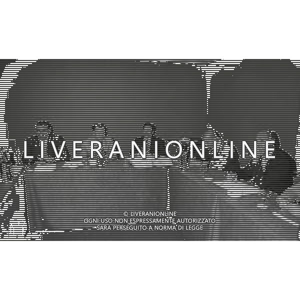 1997 MILANO HOTEL MICHELANGELO DIRETTIVO AIC ASSOCIAZIONE ITALIANA CALCIATORI NELLA FOTO LEONARDO GROSSO-SERGIO CAMPANA-SILVANO MAIOLI-GIANLUCA VIALLI --------- AG ALDO LIVERANI SAS