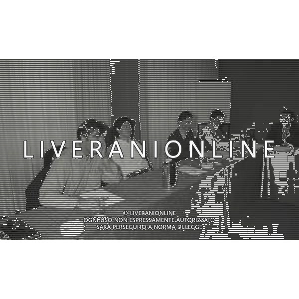 1997 MILANO HOTEL MICHELANGELO DIRETTIVO AIC ASSOCIAZIONE ITALIANA CALCIATORI NELLA FOTO WALTER ZENGA E DEMETRIO ALBERTINI AG ALDO LIVERANI SAS