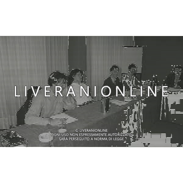 1997 MILANO HOTEL MICHELANGELO DIRETTIVO AIC ASSOCIAZIONE ITALIANA CALCIATORI NELLA FOTO WALTER ZENGA E DEMETRIO ALBERTINI AG ALDO LIVERANI SAS