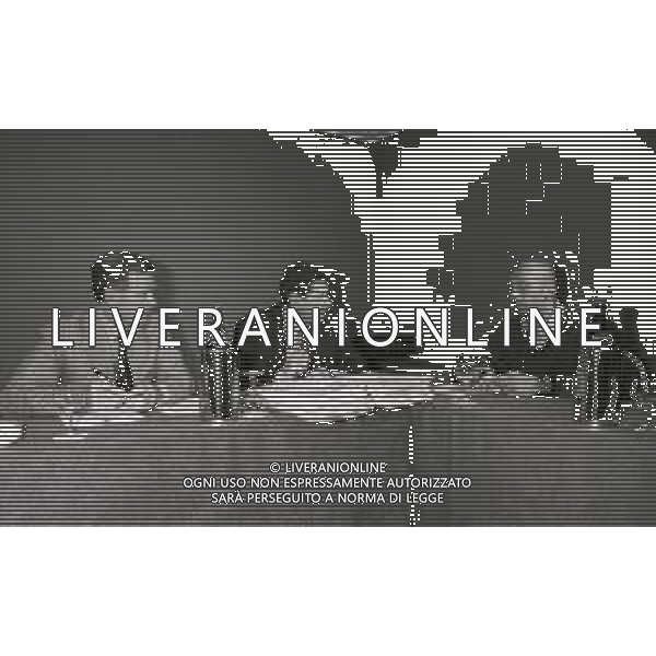 1997 MILANO HOTEL MICHELANGELO DIRETTIVO AIC ASSOCIAZIONE ITALIANA CALCIATORI NELLA FOTO SERGIO CAMPANA-SILVANO MAIOLI E GIANLUCA VIALLI AG ALDO LIVERANI SAS