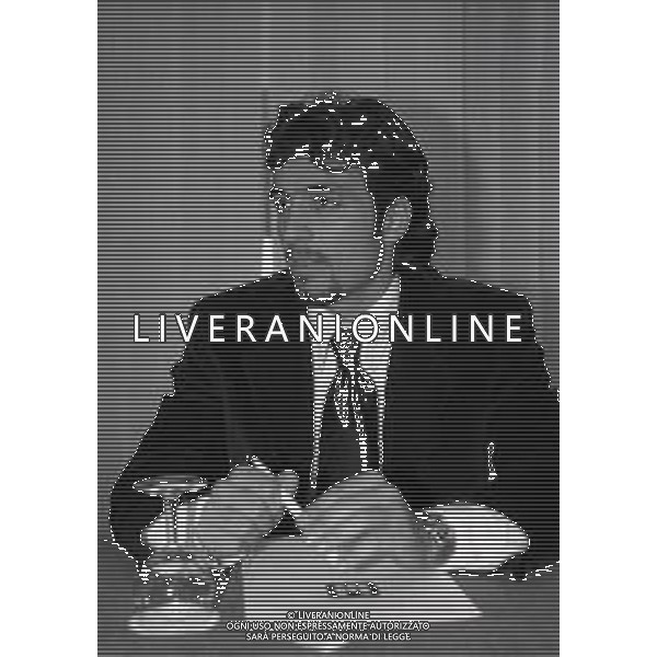 24-02-1997 MILANO HOTEL MICHELANGELO DIRETTIVO AIC ASSOCIAZIONE ITALIANA CALCIATORI NELLA FOTO FABIO PECCHIA AG ALDO LIVERANI SAS 