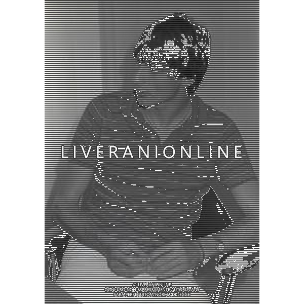 RETROSPETTIVA IVICA SURJAK CALCIATORE NELLA FOTO IVICA SURJAK PRESENTAZIONE A UDINE NELL\'ANNO 1982 AG ALDO LIVERANI SAS