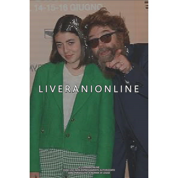 © TVRG presso Anteo Palazzo del Cinema di via Milazzo photocall del film Extraliscio punk da balera nella foto Gilda Mariani attrice con il padre Mirco Mariani degli Extraliscio Milano 09-06-2021 foto Roberto Garavaglia/agenzia Aldo Liverani