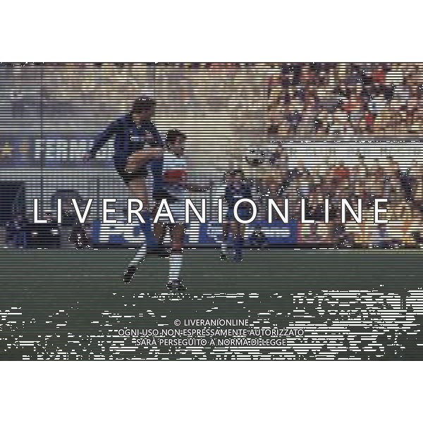 RETROSPETTIVA KLAUS BACHLECHNER CALCIATORE NELLA FOTO KLAUS BACHLECHNER CON LA MAGLIA DELL\'INTER AG ALDO LIVERANI SAS
