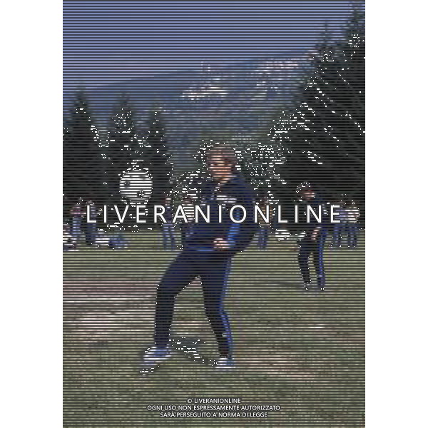 RETROSPETTIVA KLAUS BACHLECHNER CALCIATORE NELLA FOTO KLAUS BACHLECHNER CON LA MAGLIA DELL\'INTER AG ALDO LIVERANI SAS