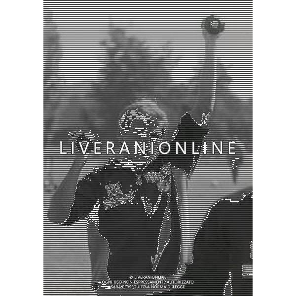 RETROSPETTIVA KLAUS BACHLECHNER CALCIATORE NELLA FOTO KLAUS BACHLECHNER CON LA MAGLIA DELL\'INTER AG ALDO LIVERANI SAS