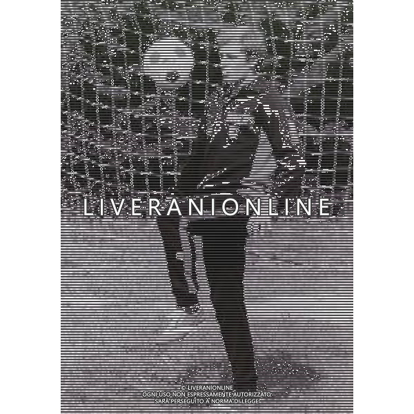 RETROSPETTIVA KLAUS BACHLECHNER CALCIATORE NELLA FOTO KLAUS BACHLECHNER CON LA MAGLIA DELL\'INTER AG ALDO LIVERANI SAS