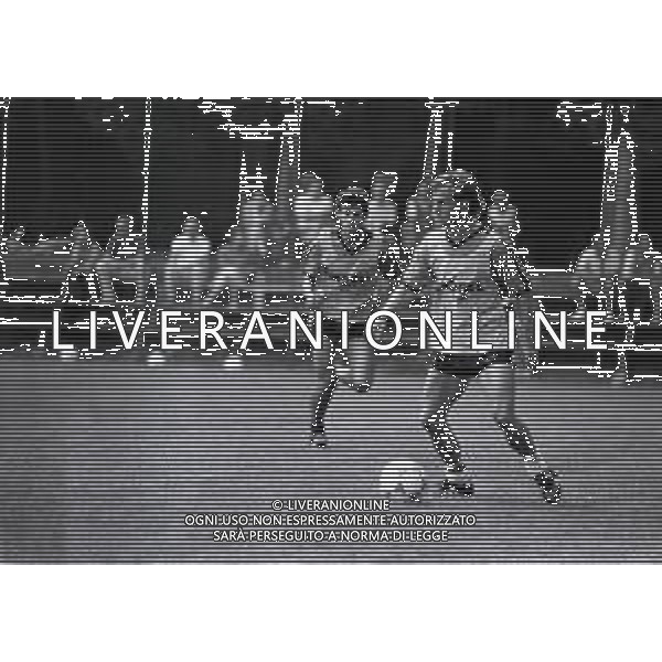 RETROSPETTIVA HANS HOLMQVIST CALCIATORE NELLA FOTO HANS HOLMQVIST CON LA MAGLIA DEL CESANA CALCIO NELL\' ANNO 1988-1989 AG ALDO LIVERANI SAS