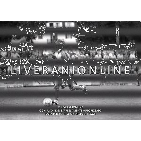 RETROSPETTIVA HANS HOLMQVIST CALCIATORE NELLA FOTO HANS HOLMQVIST CON LA MAGLIA DEL CESANA CALCIO NELL\' ANNO 1988-1989 AG ALDO LIVERANI SAS