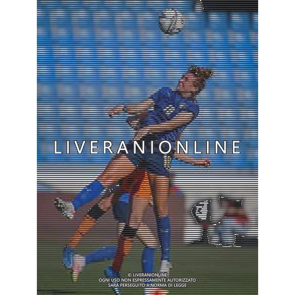 Griffonit/LMedia - Friendly match 2021 - Italy Women vs Netherlands - friendly football match 10 June 2021 - Paolo Mazza stadium, ferrara, Italy Photo showing: header of Cristiana Girelli (Juventus) of Italy @Griffonit/LMedia/AGENZIA ALDO LIVERANI SAS