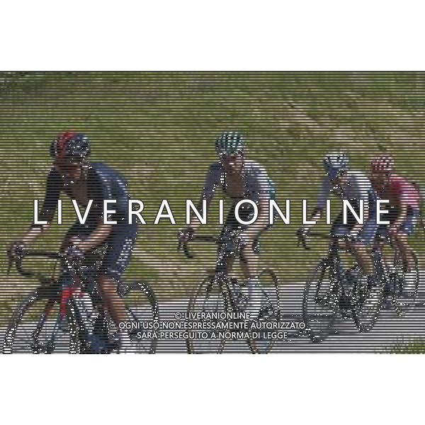 10-06-2021 Tour De Suisse; Tappa 05 Gstaad - Leukerbad; 2021, Ineos Grenadiers; 2021, Bora - Hansgrohe; Carapaz Antonio, Richard Antonio; Schachmann, Maximilian; Leukerbad; ©SIROTTI/AGENZIA ALDO LIVERANI SAS