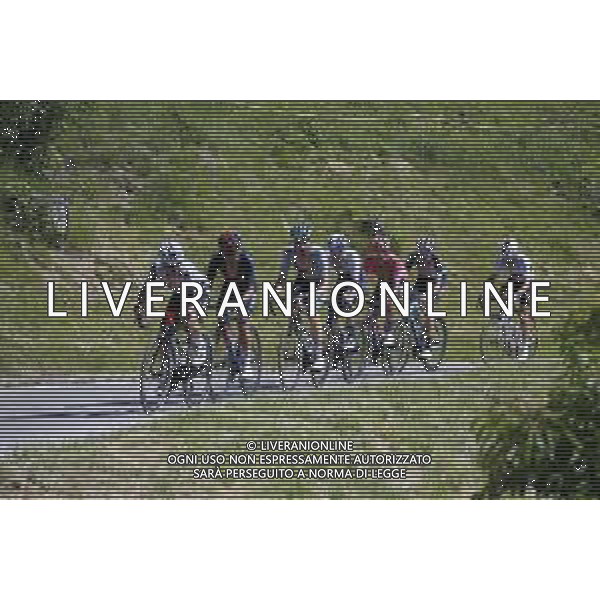 10-06-2021 Tour De Suisse; Tappa 05 Gstaad - Leukerbad; 2021, Ag2r - Citroen; 2021, Ineos Grenadiers; 2021, Bora - Hansgrohe; Pozzovivo, Domenico; Carapaz Antonio, Richard Antonio; Schachmann, Maximilian; Leukerbad; ©SIROTTI/AGENZIA ALDO LIVERANI SAS