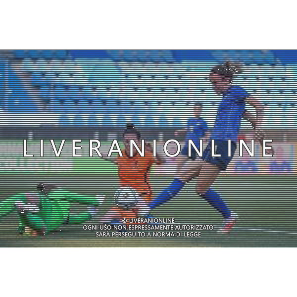 Griffonit/LMedia - Friendly match 2021 - Italy Women vs Netherlands - friendly football match 10 June 2021 - Paolo Mazza stadium, ferrara, Italy Photo showing: Barbara Bonansea (Juventus) of Italy tries to score a goal @Griffonit/LMedia/AGENZIA ALDO LIVERANI SAS