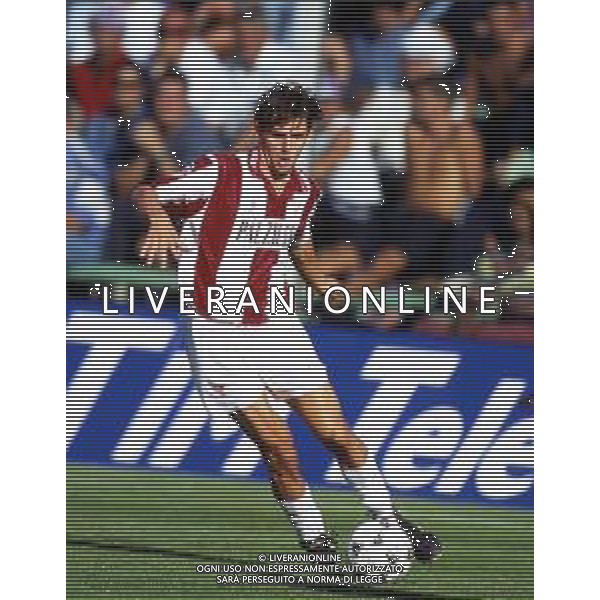 RETROSPETTIVA MASSIMO BEGHETTO CALCIATORE NELLA FOTO MASSIMO BEGHETTO CON LA MAGLIA DEL VICENZA CALCIO AG ALDO LIVERANI SAS