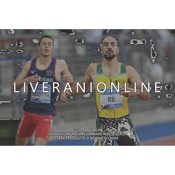 Tomasii/LMedia - Wanda Diamond League 2021 - Golden Gala Pietro Mennea - Athletics Internationals 10 June 2021 - Asics Firenze Marathon Stadium, florence, Italy Photo showing: Re Davide (Italy) 400m with Scotti Edoardo (Italy) @Tomasii/LMedia/AGENZIA ALDO LIVERANI SAS
