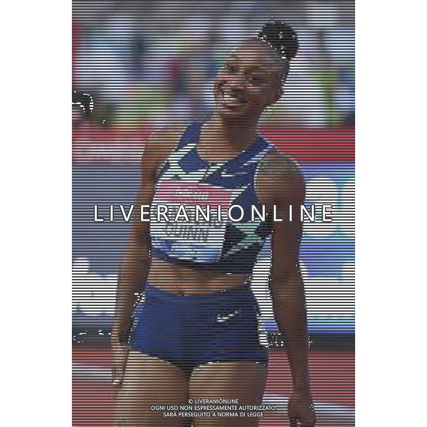 Tomasii/LMedia - Wanda Diamond League 2021 - Golden Gala Pietro Mennea - Athletics Internationals 10 June 2021 - Asics Firenze Marathon Stadium, florence, Italy Photo showing: Camacho-Quinn Jasmine (PUR) 100m Hurdles @Tomasii/LMedia/AGENZIA ALDO LIVERANI SAS