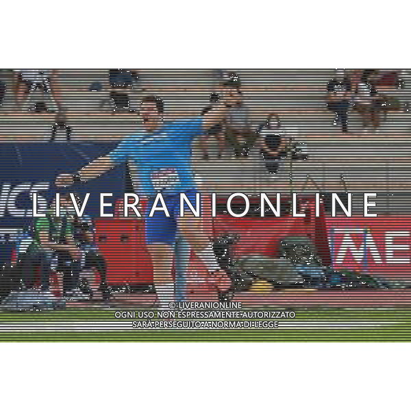 Guglielmii/LMedia - Wanda Diamond League 2021 - Golden Gala Pietro Mennea - Athletics Internationals 10 June 2021 - Asics Firenze Marathon Stadium, florence, Italy Photo showing: Leonardo Fabbri (ITA) Men\'s Shot Put celebrates @Guglielmii/LMedia/AGENZIA ALDO LIVERANI SAS