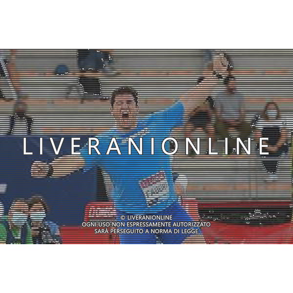 Guglielmii/LMedia - Wanda Diamond League 2021 - Golden Gala Pietro Mennea - Athletics Internationals 10 June 2021 - Asics Firenze Marathon Stadium, florence, Italy Photo showing: Leonardo Fabbri (ITA) Men\'s Shot Put celebrates @Guglielmii/LMedia/AGENZIA ALDO LIVERANI SAS
