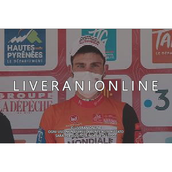 11-06-2021 La Route D\'occitanie; Tappa 02 Villefranche De Rouergue - Auch; 2021, Ag2r - Citroen; Vendrame, Andrea; Auch; ©SIROTTI/AGENZIA ALDO LIVERANI SAS
