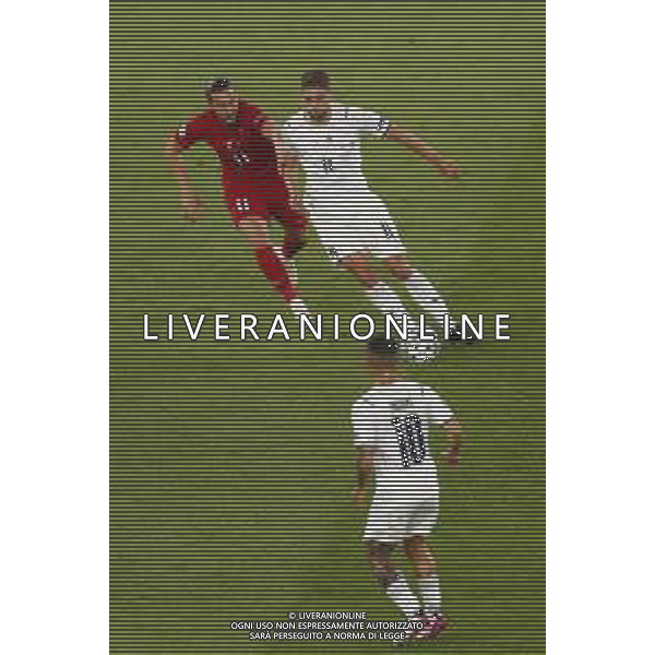 Campionato Europeo UEFA EURO 2020 gara d\'apertura TURCHIA vs ITALIA - 04/06/2021 - nella foto: Berardi Domenico(Italia) Insigne Lorenzo(Italia) ©Claudio Zamagni/Agenzia Aldo Liverani s.a.s. during European UEFA Championship - UEFA Euro 2020 soccer match between Turkey and Italy at Olympic Stadium in Rome on June 11 2021 photo credit by Claudio Zamagni/Aldo Liverani Photo Agency/AGENZIA ALDO LIVERANI SAS