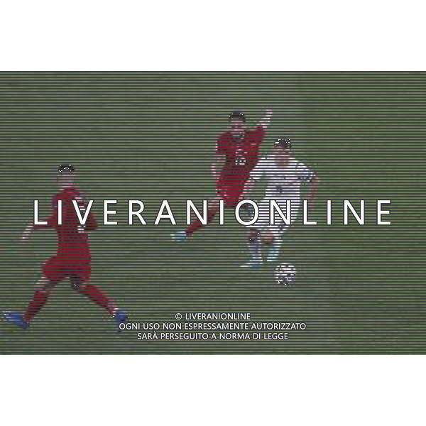 Campionato Europeo UEFA EURO 2020 gara d\'apertura TURCHIA vs ITALIA - 04/06/2021 - nella foto: Barella Nicolo’(Italia) Hakan Çalhano?lu(Turchia) ©Claudio Zamagni/Agenzia Aldo Liverani s.a.s. during European UEFA Championship - UEFA Euro 2020 soccer match between Turkey and Italy at Olympic Stadium in Rome on June 11 2021 photo credit by Claudio Zamagni/Aldo Liverani Photo Agency/AGENZIA ALDO LIVERANI SAS