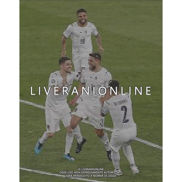 Campionato Europeo UEFA EURO 2020 gara d\'apertura TURCHIA vs ITALIA - 04/06/2021 - nella foto: esultanza italia dopo il goal di domenico berardi - autogol demiral ©Claudio Zamagni/Agenzia Aldo Liverani s.a.s. during European UEFA Championship - UEFA Euro 2020 soccer match between Turkey and Italy at Olympic Stadium in Rome on June 11 2021 photo credit by Claudio Zamagni/Aldo Liverani Photo Agency/AGENZIA ALDO LIVERANI SAS