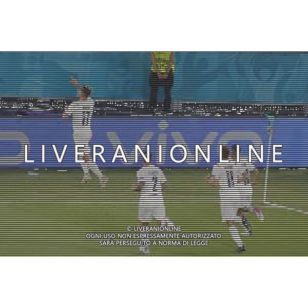 Campionato Europeo UEFA EURO 2020 gara d\'apertura TURCHIA vs ITALIA - 04/06/2021 - nella foto: esultanza Immobile Ciro(Italia)dopo il goal ©Claudio Zamagni/Agenzia Aldo Liverani s.a.s. during European UEFA Championship - UEFA Euro 2020 soccer match between Turkey and Italy at Olympic Stadium in Rome on June 11 2021 photo credit by Claudio Zamagni/Aldo Liverani Photo Agency/AGENZIA ALDO LIVERANI SAS