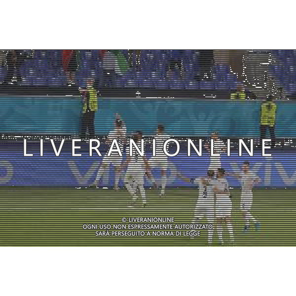 Campionato Europeo UEFA EURO 2020 gara d\'apertura TURCHIA vs ITALIA - 04/06/2021 - nella foto: esultanza italia dopo il goal di Immobile Ciro(Italia) ©Claudio Zamagni/Agenzia Aldo Liverani s.a.s. during European UEFA Championship - UEFA Euro 2020 soccer match between Turkey and Italy at Olympic Stadium in Rome on June 11 2021 photo credit by Claudio Zamagni/Aldo Liverani Photo Agency/AGENZIA ALDO LIVERANI SAS