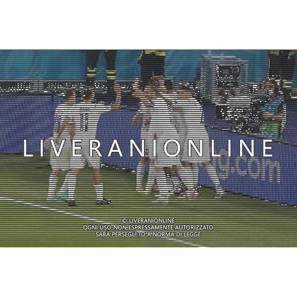 Campionato Europeo UEFA EURO 2020 gara d\'apertura TURCHIA vs ITALIA - 04/06/2021 - nella foto: esultanza italia dopo il goal ©Claudio Zamagni/Agenzia Aldo Liverani s.a.s. during European UEFA Championship - UEFA Euro 2020 soccer match between Turkey and Italy at Olympic Stadium in Rome on June 11 2021 photo credit by Claudio Zamagni/Aldo Liverani Photo Agency/AGENZIA ALDO LIVERANI SAS