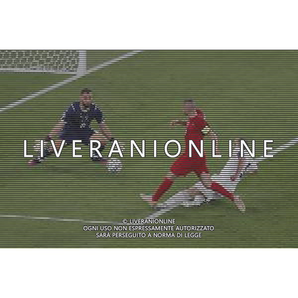 Campionato Europeo UEFA EURO 2020 gara d\'apertura TURCHIA vs ITALIA - 04/06/2021 - nella foto: Chiellini Giorgio(Italia) Donnarumma Gianluigi(Italia) ©Claudio Zamagni/Agenzia Aldo Liverani s.a.s. during European UEFA Championship - UEFA Euro 2020 soccer match between Turkey and Italy at Olympic Stadium in Rome on June 11 2021 photo credit by Claudio Zamagni/Aldo Liverani Photo Agency/AGENZIA ALDO LIVERANI SAS