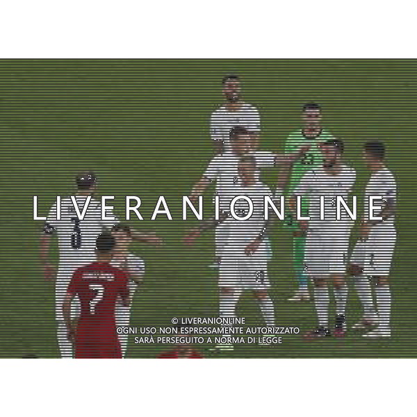 Campionato Europeo UEFA EURO 2020 gara d\'apertura TURCHIA vs ITALIA - 04/06/2021 - nella foto: esultanza italia a fine gara ©Claudio Zamagni/Agenzia Aldo Liverani s.a.s. during European UEFA Championship - UEFA Euro 2020 soccer match between Turkey and Italy at Olympic Stadium in Rome on June 11 2021 photo credit by Claudio Zamagni/Aldo Liverani Photo Agency/AGENZIA ALDO LIVERANI SAS