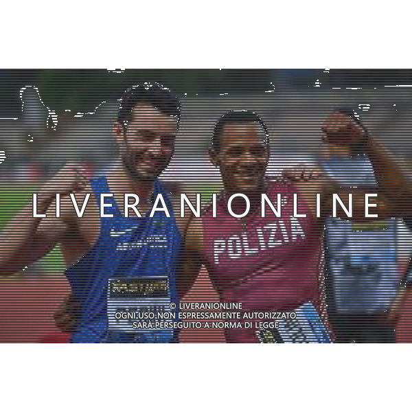 Guglielmii/LMedia - Wanda Diamond League 2021 - Golden Gala Pietro Mennea - Athletics Internationals 10 June 2021 - Asics Firenze Marathon Stadium, florence, Italy Photo showing: Paolo Dal Molin (ITA) Men\'s 110mH and Lorenzo Perini (ITA) Men\'s 110mH @Guglielmii/LMedia AG ALDO LIVERANI SAS