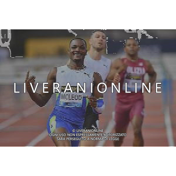 Guglielmii/LMedia - Wanda Diamond League 2021 - Golden Gala Pietro Mennea - Athletics Internationals 10 June 2021 - Asics Firenze Marathon Stadium, florence, Italy Photo showing: Omar McLeod (JAM) Men\'s 110mH wins @Guglielmii/LMedia AG ALDO LIVERANI SAS
